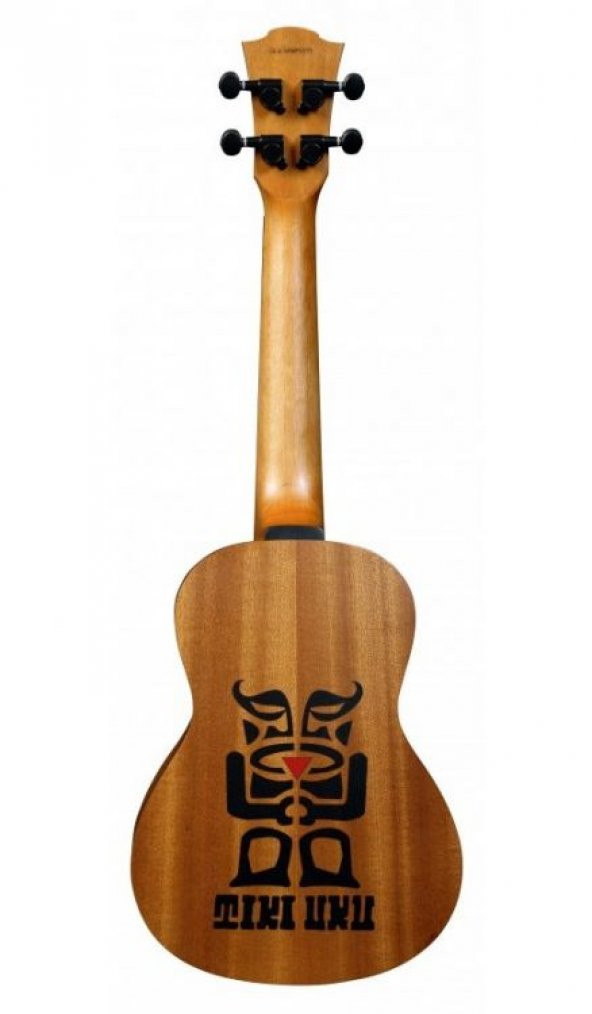 LAG GLU TKU10S Tiki Soprano Natural Ukulele - 3