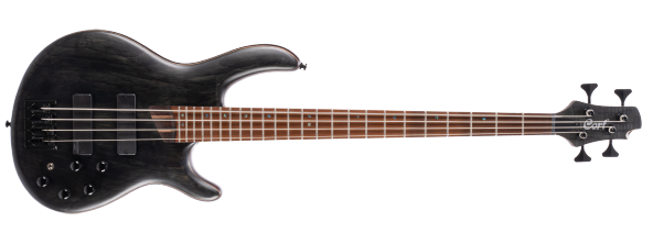 CORT B4 ELEMENT OPTB BAS GİTAR, 4 TELLİ OPEN PORE TRANS BLACK ürün görseli