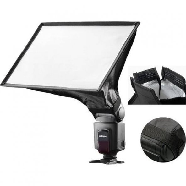Cazipshop 20X30Cm Tepe Flaş İçin Softbox - 2