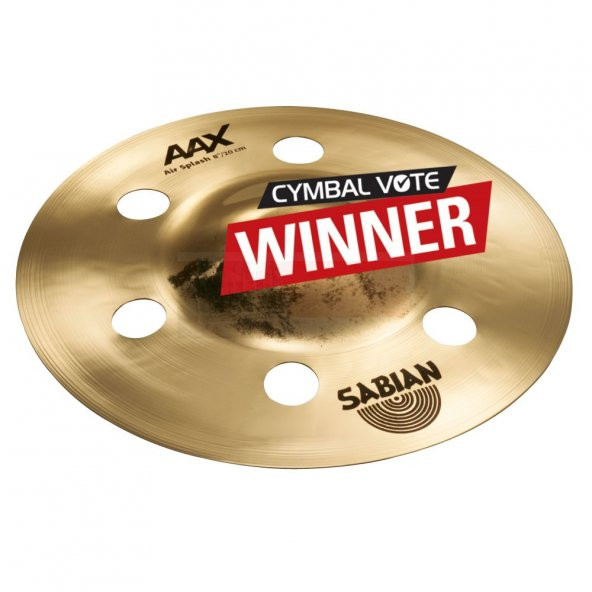 SABIAN 20805XAB 8 INCH AIRSPLASH AAX BR 8 INCH AIRSPLASH AAX BR (PARLAK)