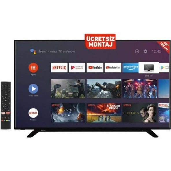 Toshiba 55UA2063DT 4K Ultra HD 55'' 140 Ekran Uydu Alıcılı Smart LED TV