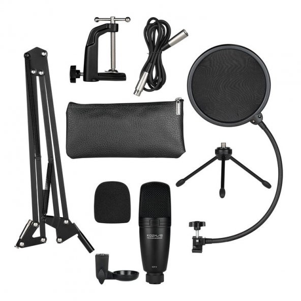 Kozmos KCP-3 Pro / Aksesuarlı Condenser Stüdyo Mikrofonu - 2