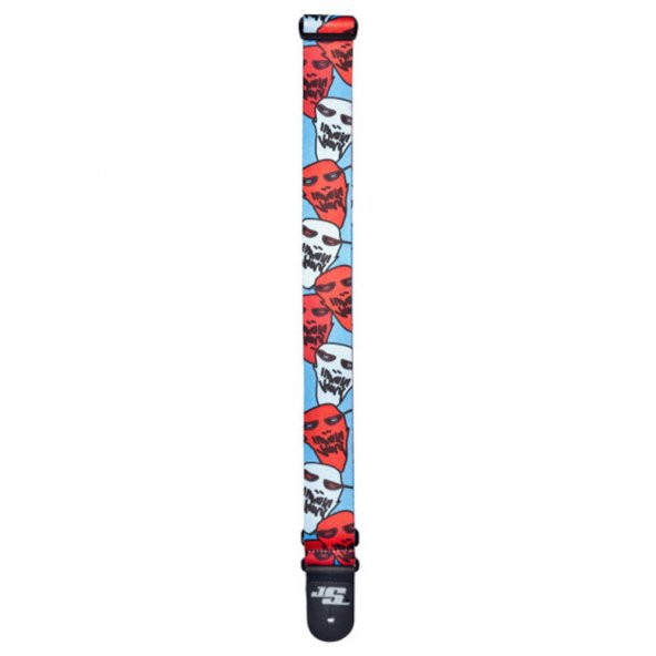 DADDARIO 50JS11 GİTAR ASKISI DOKUMA JOE SATRIANI GHOST DAddario, Ghost50JS11, GİTAR ASKISI, JOE SATRANI GUITAR STRAP, GHOST, Material: Printed Polyester, Strap End Type: Leather end, Width: 2", Length: 35" - 59.5"
  - 3