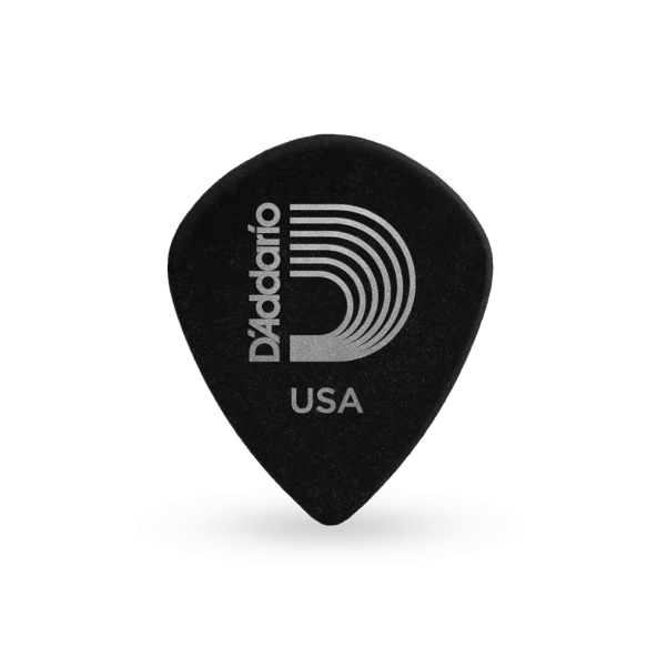 DADDARIO 3DBK4-25 25 SM - PENA - BLACKICE-MEDİUM DADDARIO, 3DBK4-25, 25'Lİ PAKET DURALİN ELEKTRO GİTAR PENASI, DURALIN BLACK ICE, Medium Gauge (.80mm), 25-Pack