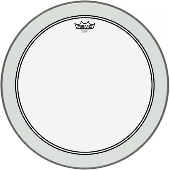 REMO P3-1318-C2- Powerstroke® P3 Şeffaf 18" Bas Davul Derisi ürün görseli 1