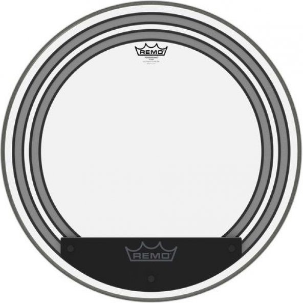 REMO PW-1322-00- Powersonic® Şeffaf 22" Bas Davul Derisi ürün görseli