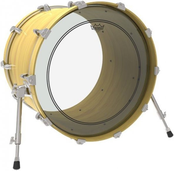 REMO P3-1318-C2- Powerstroke® P3 Şeffaf 18" Bas Davul Derisi - Resim 3