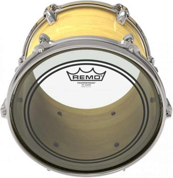 REMO P3-0312-BP- Powerstroke® P3 Şeffaf 12" Davul Derisi - 3