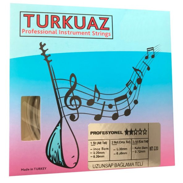 Turkuaz BD220 Uzun Sap Bağlama Teli 020 Paslanmaz Takım Tel - 1