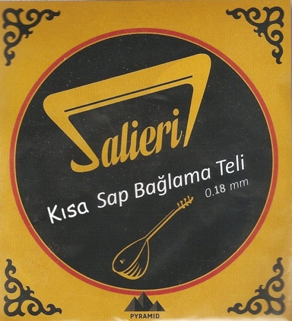 Salieri 0.18 mm Pyramid Kısa Sap Saz Teli 018 SET