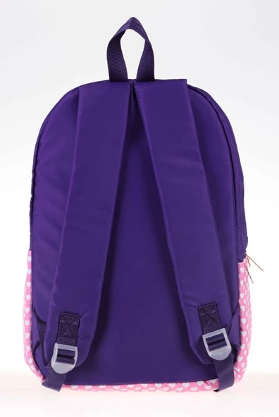 Kaukko Soft Stripe Sırt Çantası (Mor) - 3