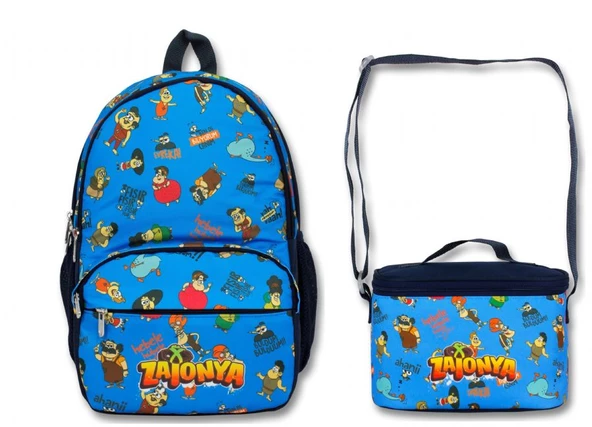 Cennec Zatonya Baskılı İlkokul Çanta ve Beslenme Seti - Erkek Çocuk ürün görseli