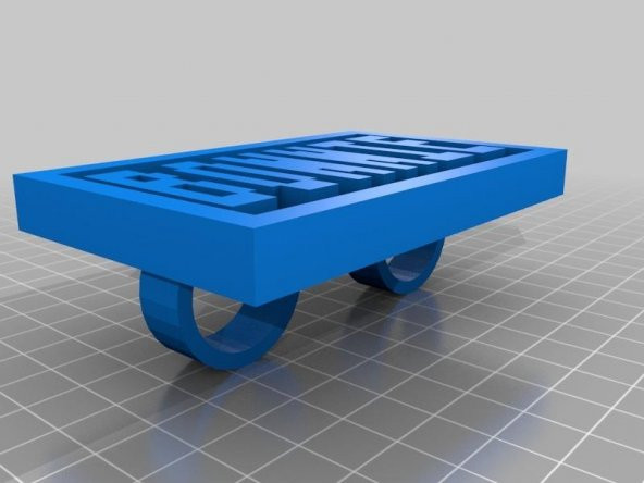 Özelleştirilmiş Word Rings Plastik Aparat