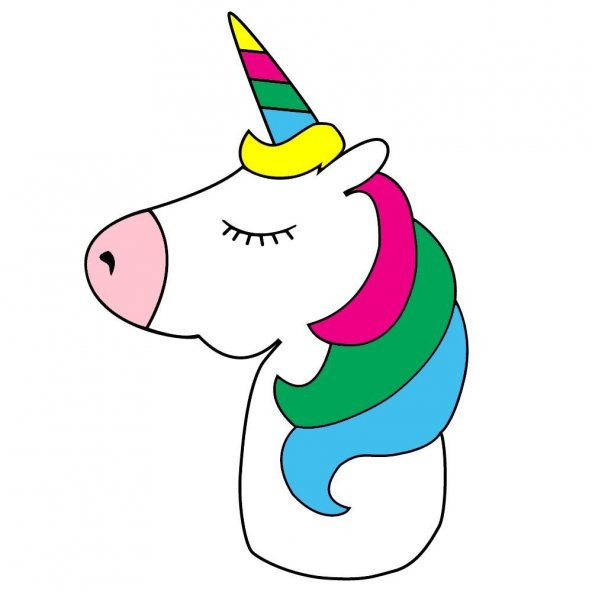 Unicorn - Einhorn - Unicornio Plastik Aparat - 1