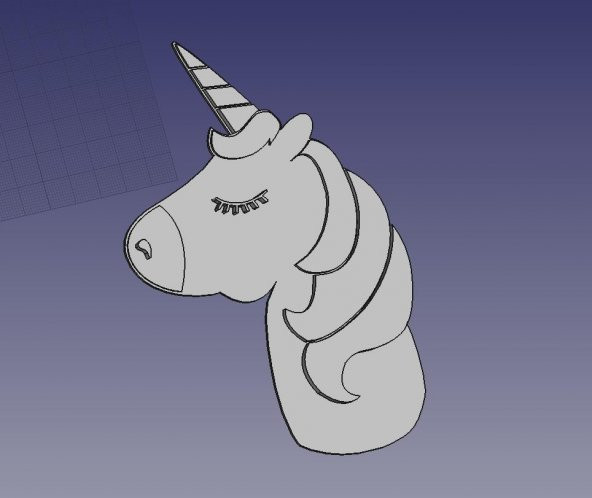 Unicorn - Einhorn - Unicornio Plastik Aparat - 4