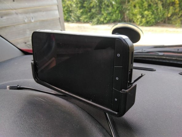 Cat S61 Araba Mobil Montajı (İk Richter / Brodit Üzerinde Uygundur) Plastik Aparat - 6