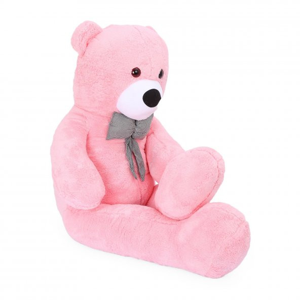 130 cm Dev Ayıcık - Uyku Arkadaşı - Peluş Ayı - Papyonlu Ayıcık - 9