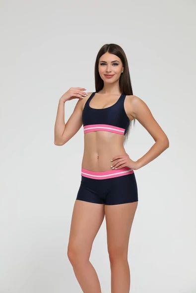 Chelly Kadın Yüzücü Spor Bady Bikini 9970 - 2