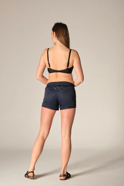 My Sea BN-11 Kadın Düz Renk Cepli Deniz Şortu - 3