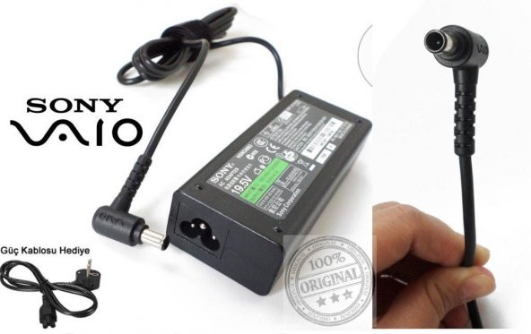 Sony Vaio 19.5v 4.74a Orjınal 90w Laptop Adaptorü şarj Cihazı - 1