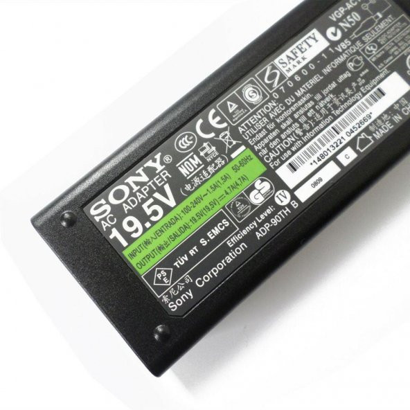 Sony Vaio 19.5v 4.74a Orjınal 90w Laptop Adaptorü şarj Cihazı - 2
