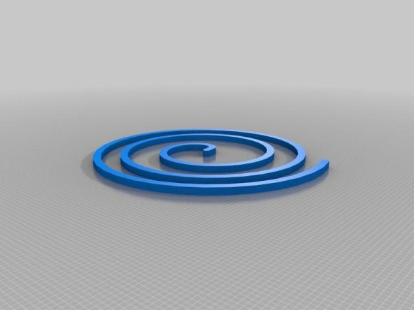 Özelleştirilebilir Fermat Spiral Plastik Aparat