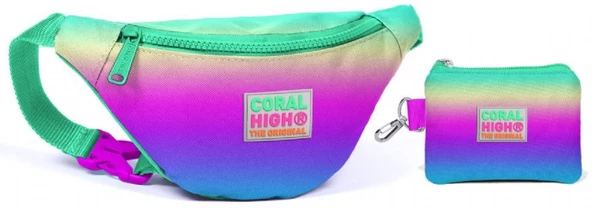 Coral High Rengarenk Bel Çantası Seti - Kız Çocuk