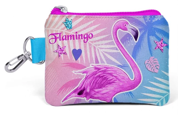 Coral High Flamingo Desenli Bozuk Para Çantası - Kız Çocuk