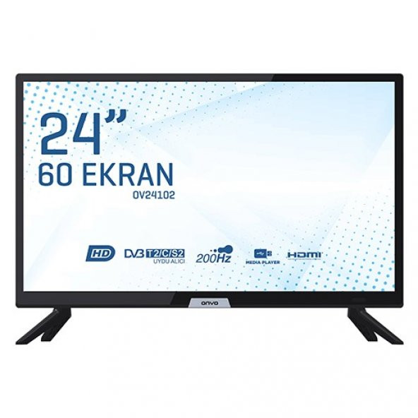 Onvo OV24201 Full HD 24" 61 Ekran Uydu Alıcılı LED TV