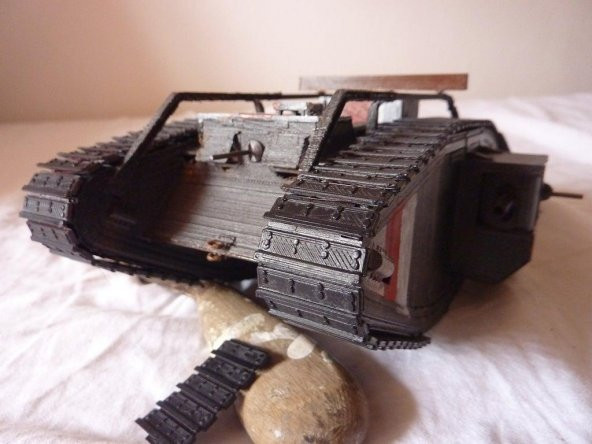 İngiliz Ww1 Mark Tank - Mk Iv Plastik Aparat