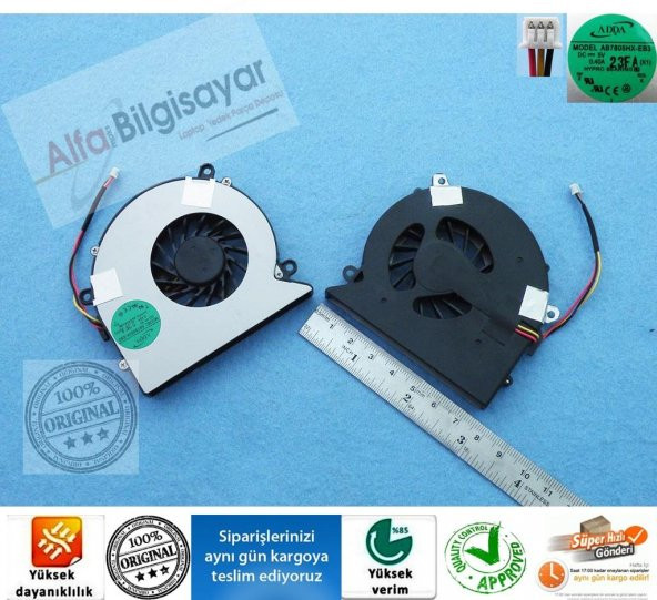 Acer ICW50, ICL50, ICY70, ICK70 Fan - Yüksek Performanslı Cooling Sogutma Fanı A+++ - 4