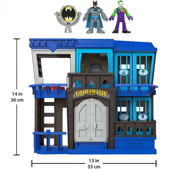 Imaginext DC Super Friends Batman , Joker ve Gotham Hapishanesi Oyun Seti imaginext Batman ve Joker