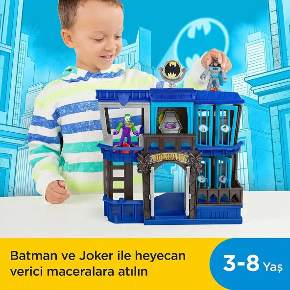 Imaginext DC Super Friends Batman , Joker ve Gotham Hapishanesi Oyun Seti imaginext Batman ve Joker - 2