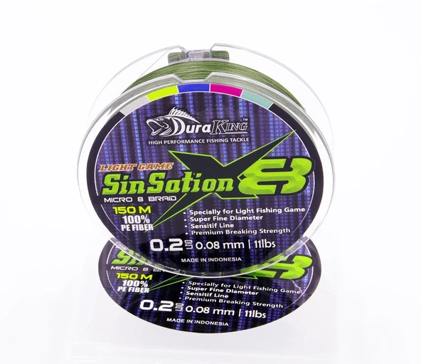 DURAKİNG SİNSATİON 8X 150MT İP MİSİNA MG YOSUN YEŞİL - 3