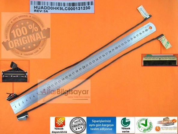 Sony Vaio SVF1521A6E, SVF1521QST, SVF1521R1E lcd data kablo lvds flex ekran bağlantı veri kablosu