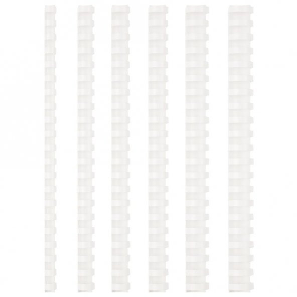 BIGPOINT  6mm PLASTIK SPIRAL BEYAZ 100 LU (620) ürün görseli