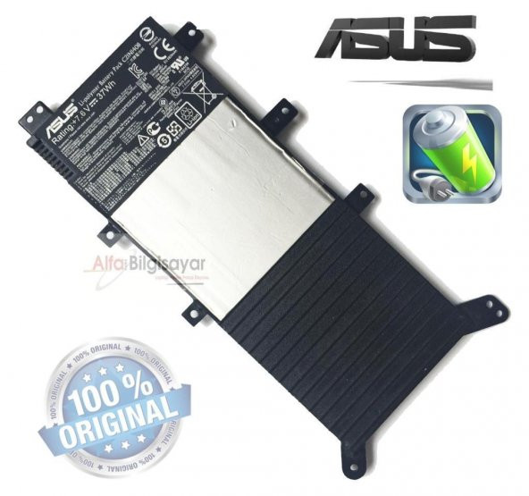 ORJINAL Asus K555LB-XO409T, K555LD-XO121D Batarya Asus Pili