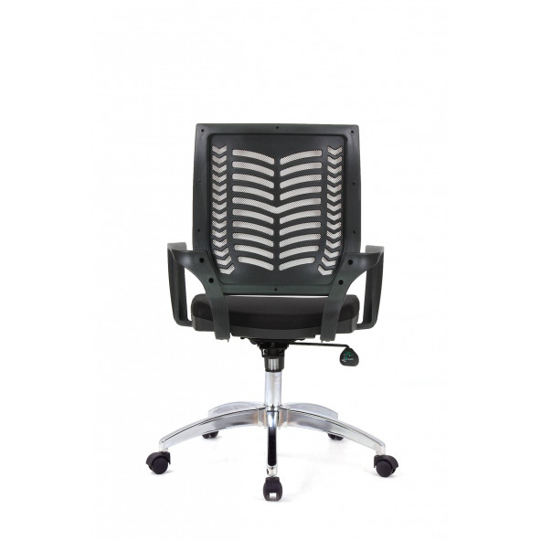 Herkese Mobilya Valente Gri Fileli Krom Çalışma Koltuğu Ofis Koltuğu - 2