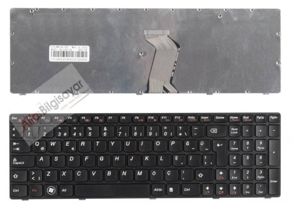 Lenovo 25011843, 25011892, 25011917 Klavye Orjınal Türkçe Tuş Takımı Q-Tr A+++