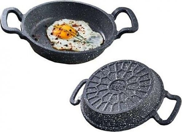 Eda Asya Döküm Granit Kapaksız 20 cm Sahan ZK-962 - 3