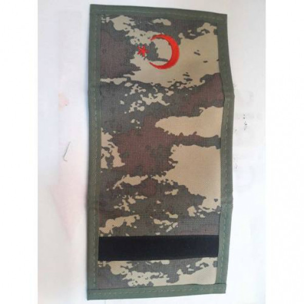 ASKERİ KAMUFLAJ İPLİ BOYUNLUK CÜZDAN - 2