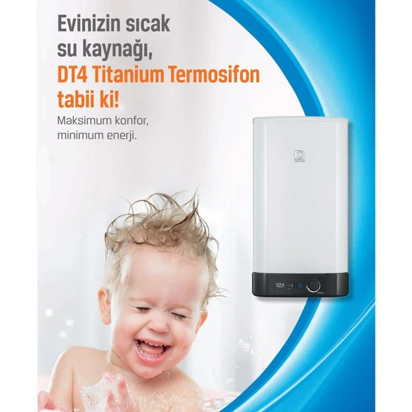 DemirDöküm DT4 Titanium Kazan 65 Litre Dijital Termosifon - 3