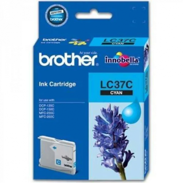 BROTHER LC37C Mavi Orijinal Kartuş
