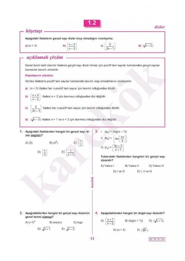 Diziler Sıfır Karekök Yayınları - 3