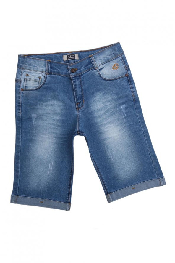 Life For Moda Erkek Çocuk Likralı Yıkamalı Kot Şort - 2