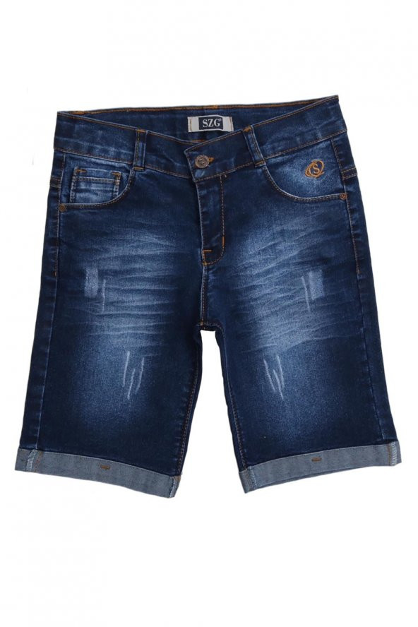 Life For Moda Erkek Çocuk Likralı Yıkamalı Kot Şort - 3