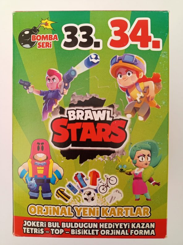 Brawl Stars 33 ve 34. Seri Oyuncu Kartları 400 Adet - 12
