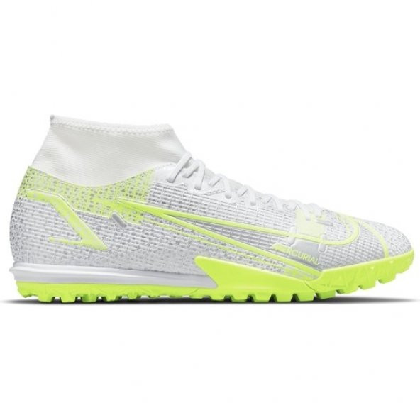 Nike Superfly 8 Academy TF Erkek Beyaz Halı Saha Ayakkabı