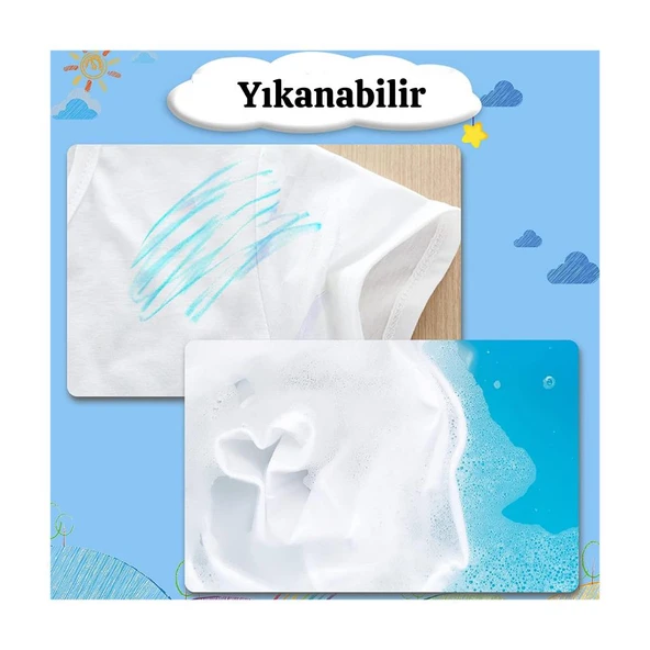 Mum Boya 12 Renk Karton Kutu 12 Renk Crayon 1 Adet Novacolor Altıgen Mum Boya 12 Renk - Resim 3