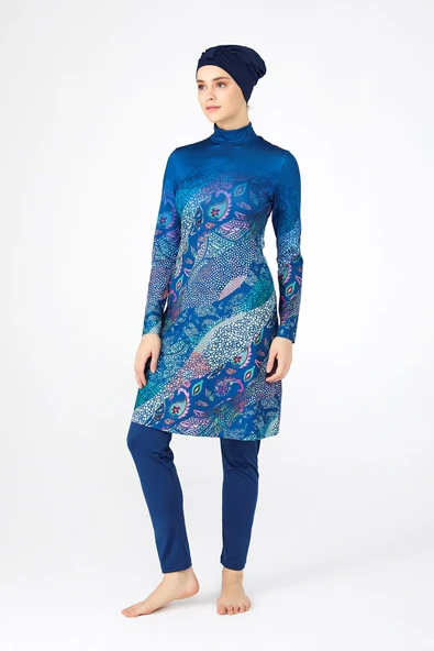 Tesmay Kadın Likralı Tam Kapalı Tesettür Mayo 0483 - 8